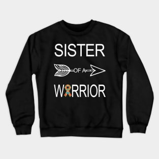 Sister Of A Warrior Shirt Autism Awareness Crewneck Sweatshirt